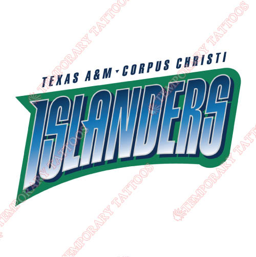 Texas A M CC Islanders Customize Temporary Tattoos Stickers NO.6500